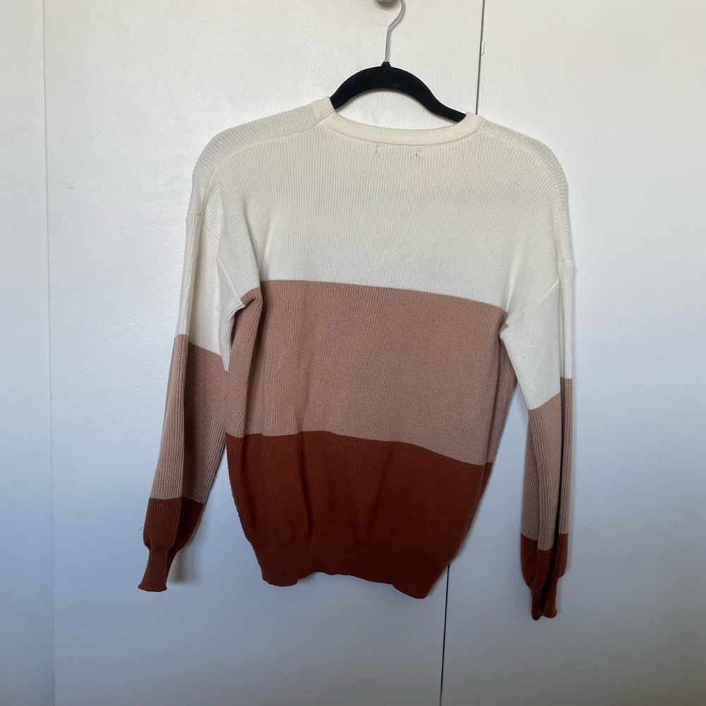 SHEIN Color Block Sweater - Picture 2 of 2